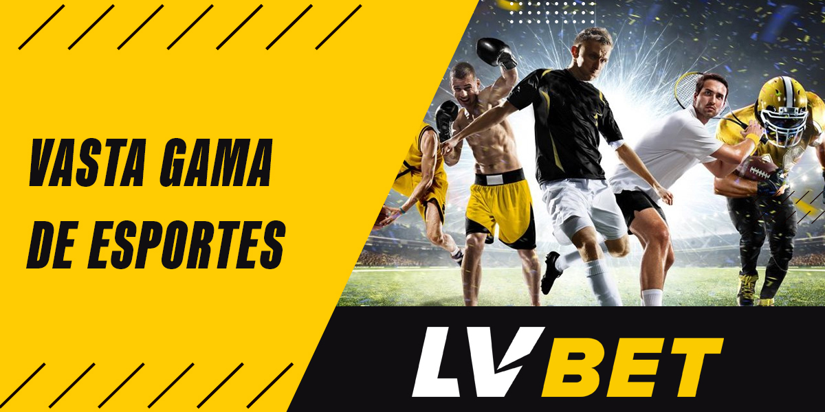 Em quais tipos de esportes os usuários da LV Bet do Brasil podem apostar?