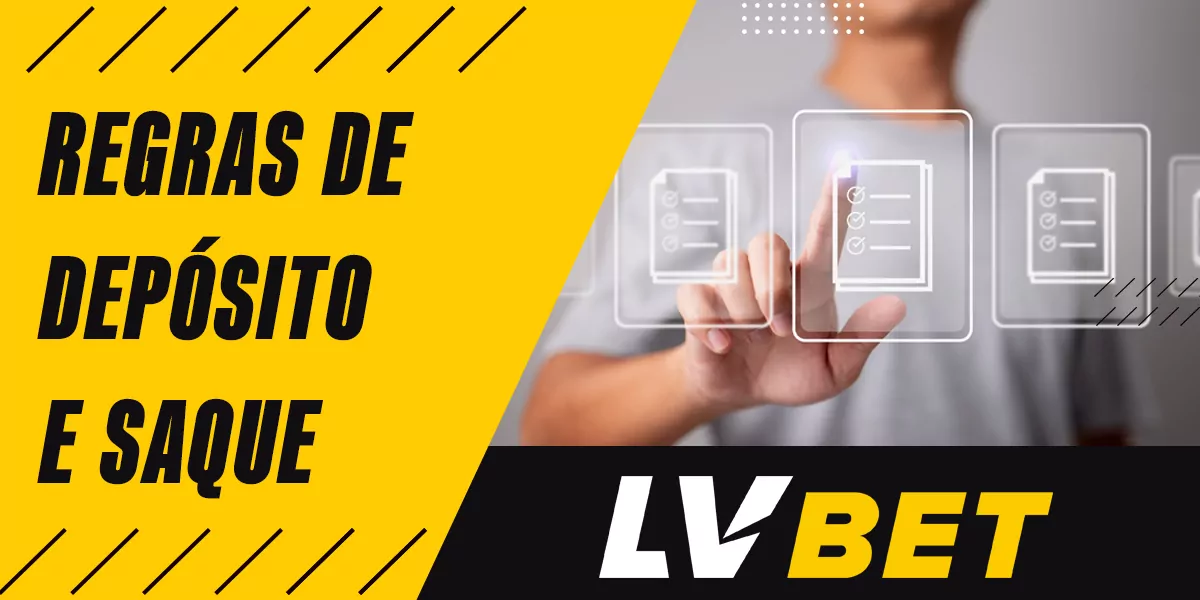 Lista de regras para fazer transações financeiras na LVBet