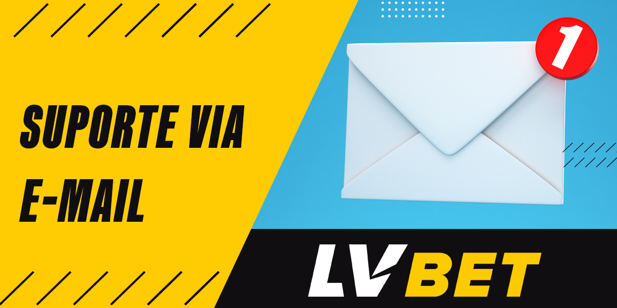 Como entrar em contato com o suporte da LvBet por e-mail